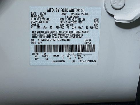 Certified 2023 Ford Explorer XLT w/ Equipment Group 202A AWD/4WD image 38