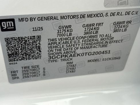 New 2026 Chevrolet Silverado 1500 W/T w/ Trailering Package image 33