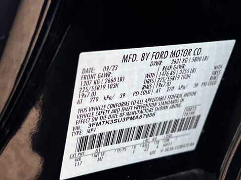 Certified 2023 Ford Mustang Mach-E Premium w/ Mustang Nite Pony Package image 30