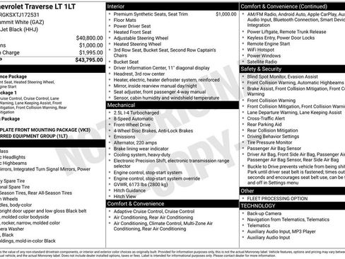 Used 2026 Chevrolet Traverse LT image 5