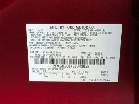 Used 2014 Ford Flex SEL w/ Equipment Group 202A FWD image 24