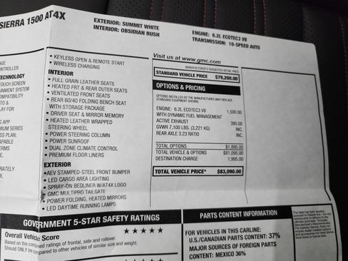 Used 2024 GMC Sierra 1500 AT4X image 58