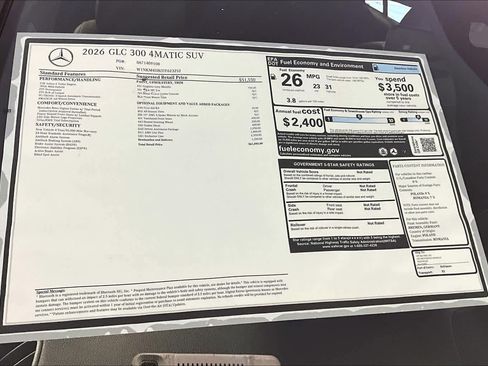 New 2026 Mercedes-Benz GLC 300 4MATIC image 18