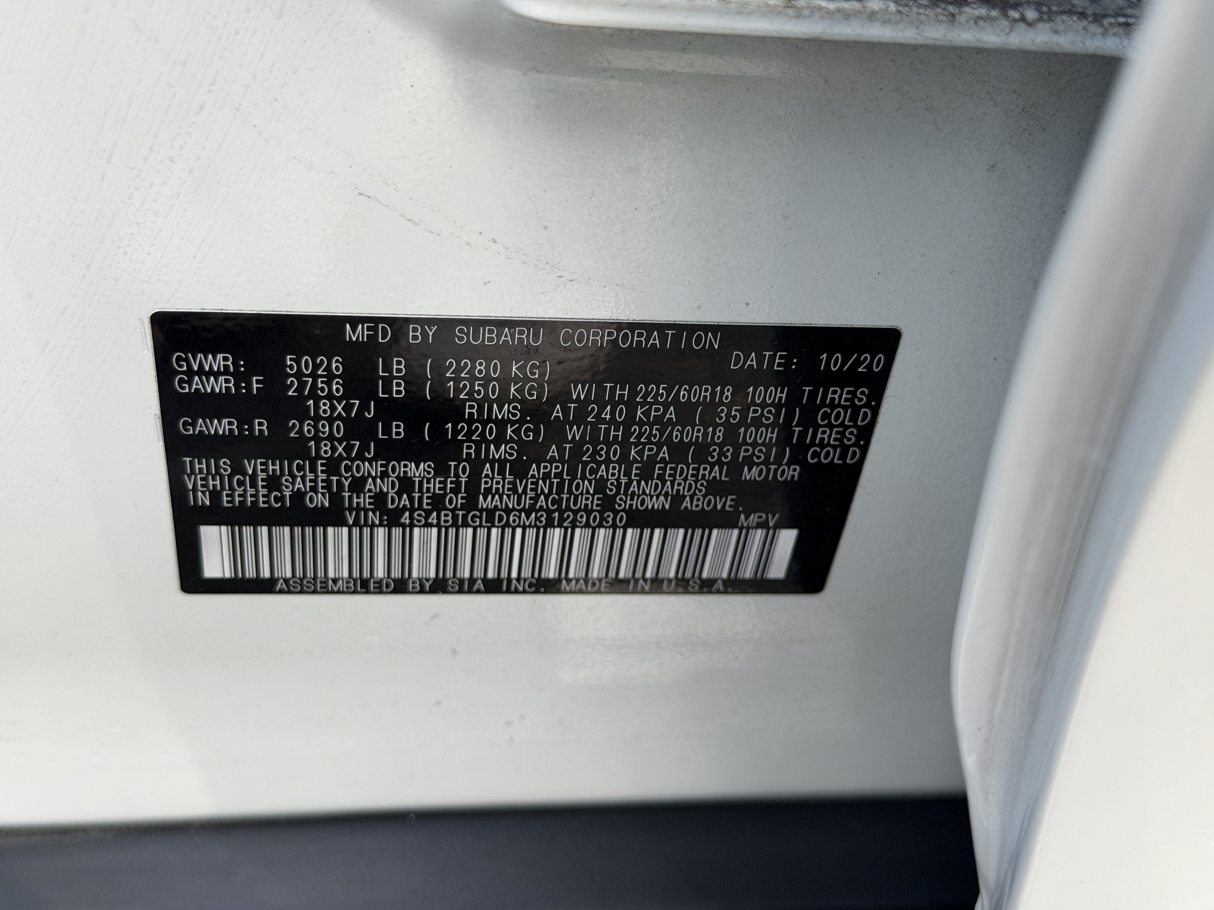 Used 2021 Subaru Outback Onyx Edition XT w/ Popular Package #2 AWD/4WD image 34