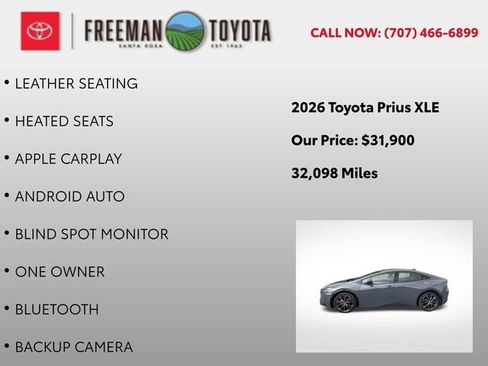 Used 2026 Toyota Prius XLE FWD image 5