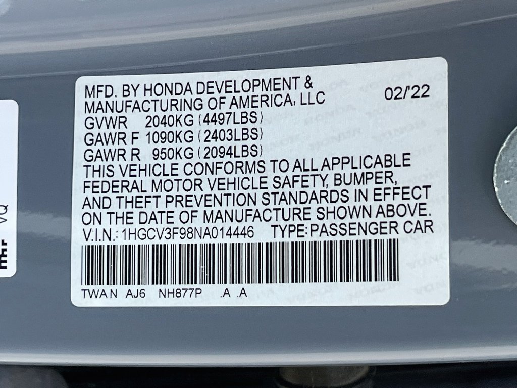 Used 2022 Honda Accord Touring image 32