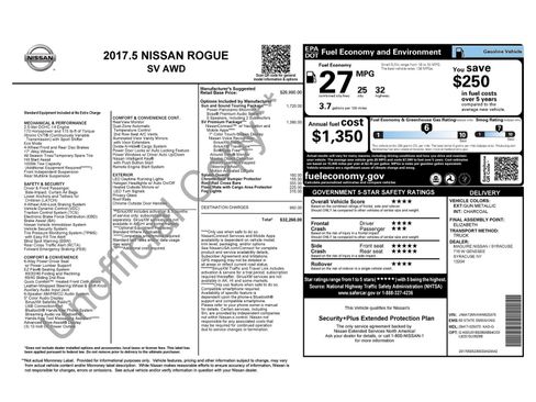 Used 2017 Nissan Rogue SV w/ Sun & Sound Touring Package image 8