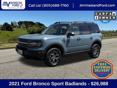 Certified 2021 Ford Bronco Sport Badlands w/ Badlands Package