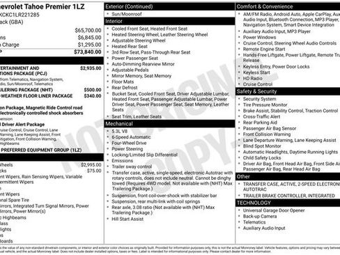 Used 2020 Chevrolet Tahoe Premier image 2