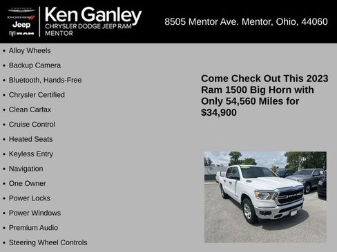 Certified 2023 RAM 1500 Big Horn AWD/4WD image 5