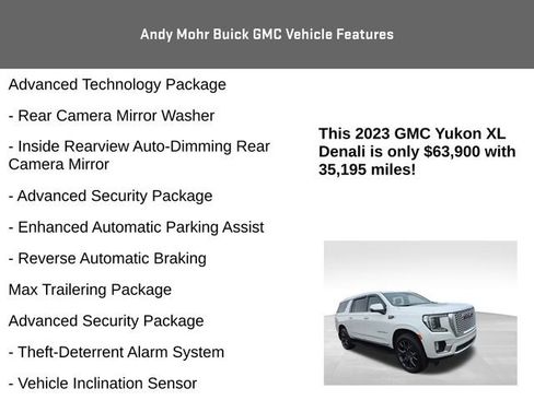 Used 2023 GMC Yukon XL Denali w/ Max Trailering Package image 12