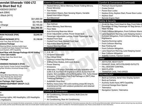 Used 2025 Chevrolet Silverado 1500 LTZ w/ LTZ Premium Package AWD/4WD image 41