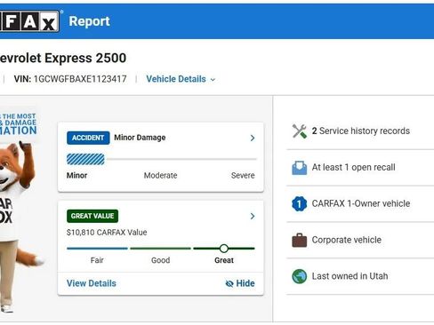 Used 2014 Chevrolet Express 2500 RWD image 3
