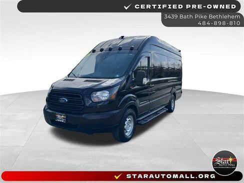 Used 2019 Ford Transit 350 148 High Roof Extended w/ Interior Upgrade Package RWD image 1
