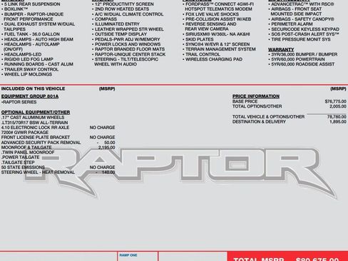 Used 2023 Ford F150 Raptor AWD/4WD image 2