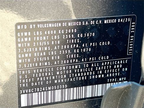 New 2025 Volkswagen Taos S image 30