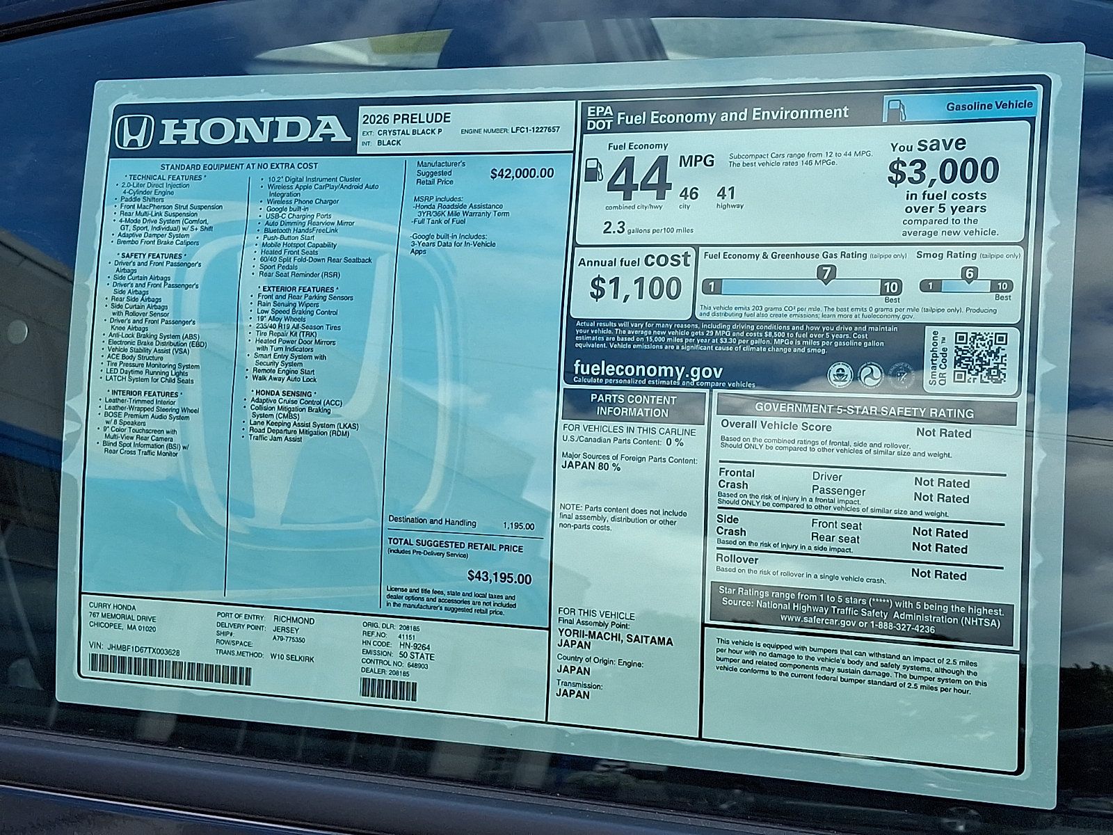 New 2026 Honda Prelude image 11