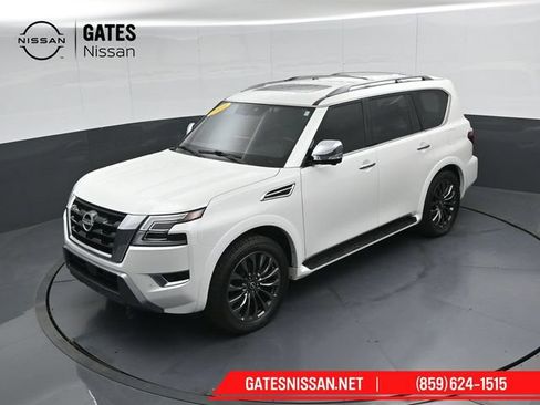 Used 2023 Nissan Armada Platinum w/ Captain's Chairs Package AWD/4WD image 55
