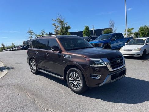 Used 2021 Nissan Armada SL w/ Captain's Chairs Package RWD image 1