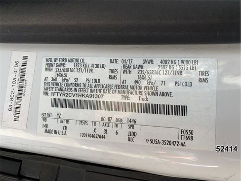 Used 2017 Ford Transit 250 Medium Roof 148 WB w/ Exterior Upgrade Package image 19