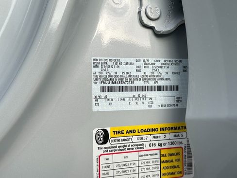 New 2025 Ford Expedition Platinum w/ Driver's Package image 82