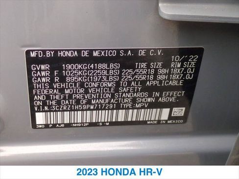 Certified 2023 Honda HR-V Sport image 26