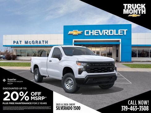 New 2026 Chevrolet Silverado 1500 W/T w/ WT Value Package image 1