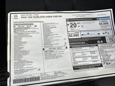 New 2026 RAM 1500 Classic Warlock image 14