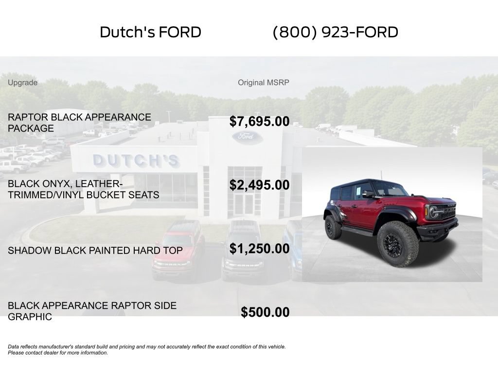 New 2025 Ford Bronco Raptor AWD/4WD image 6