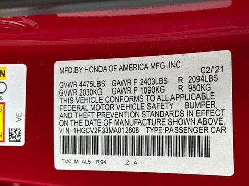 Used 2021 Honda Accord Sport image 17