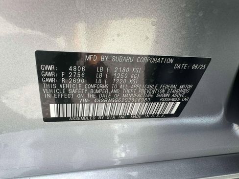 New 2025 Subaru Legacy Sport image 12