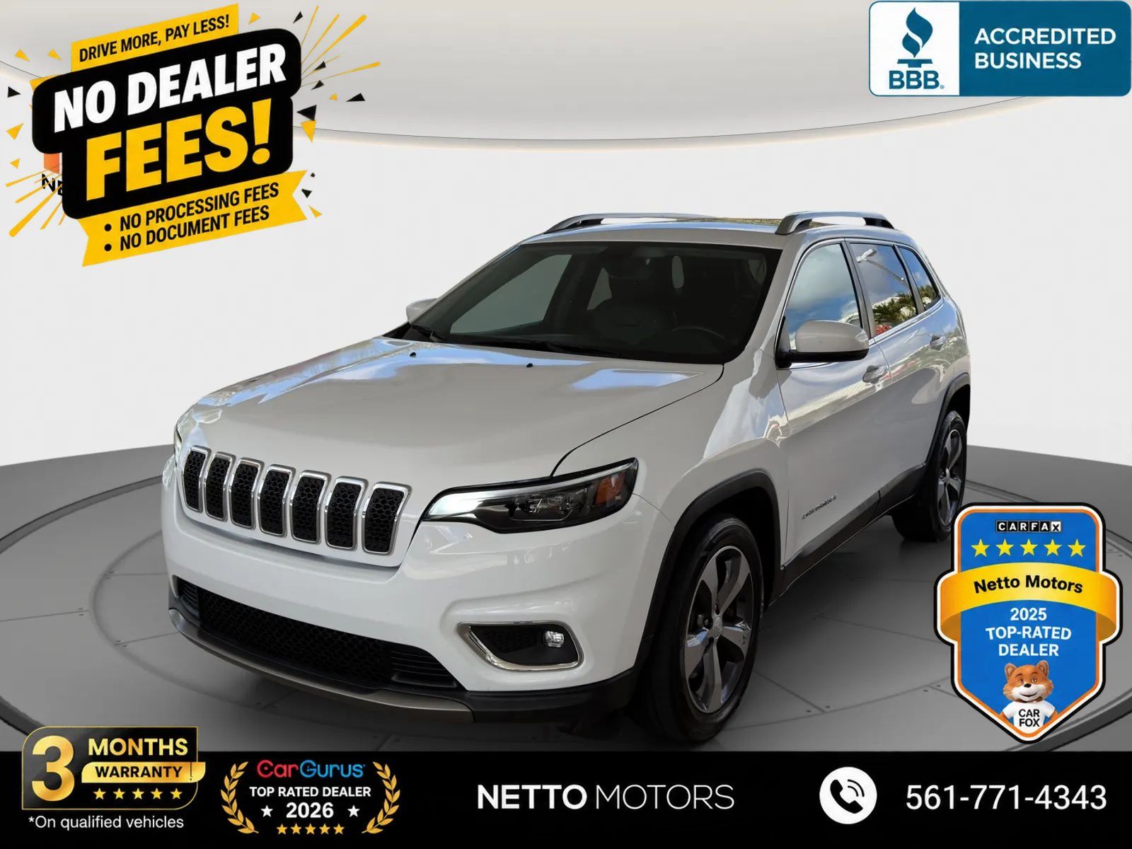 Used 2019 Jeep Cherokee Limited FWD image 1