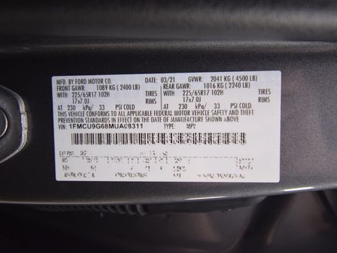Used 2021 Ford Escape SE AWD/4WD image 25