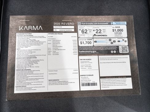 Used 2025 Karma Revero Luxury image 70