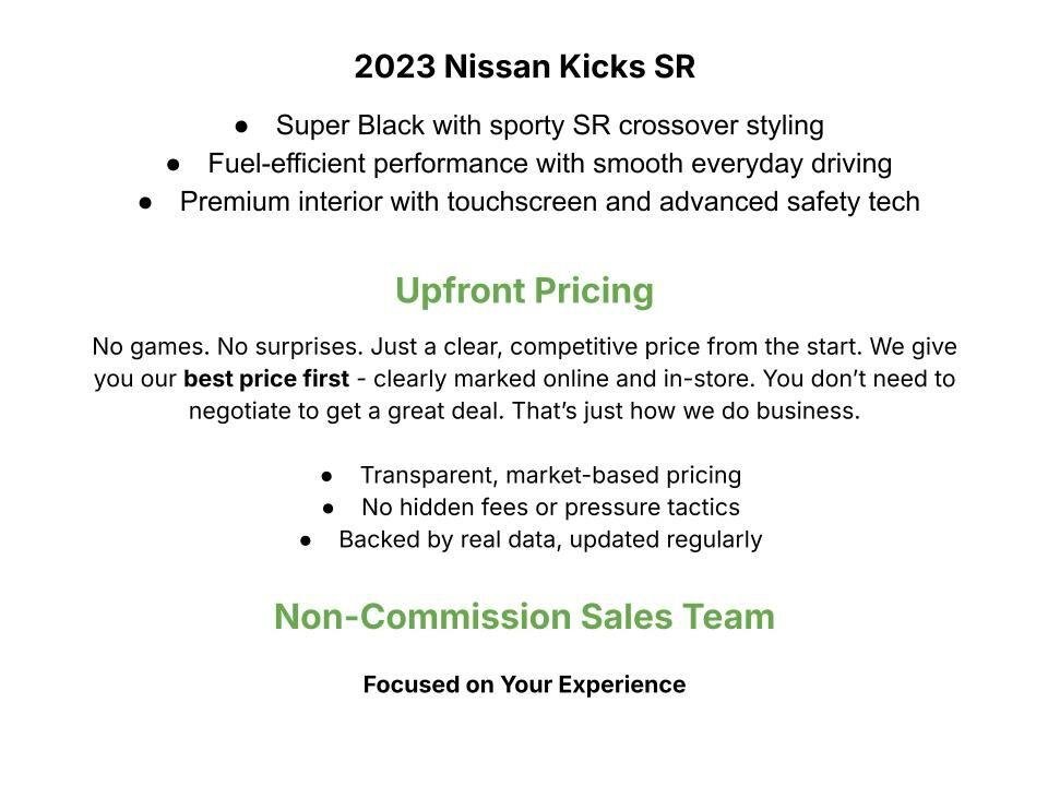 Used 2023 Nissan Kicks SR w/ SR Premium Package FWD image 3