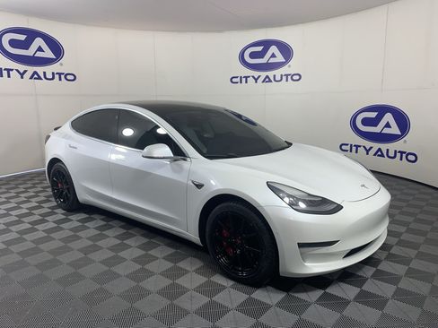 Used 2020 Tesla Model 3 Long Range AWD/4WD image 1