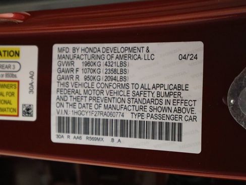 Used 2024 Honda Accord LX image 36