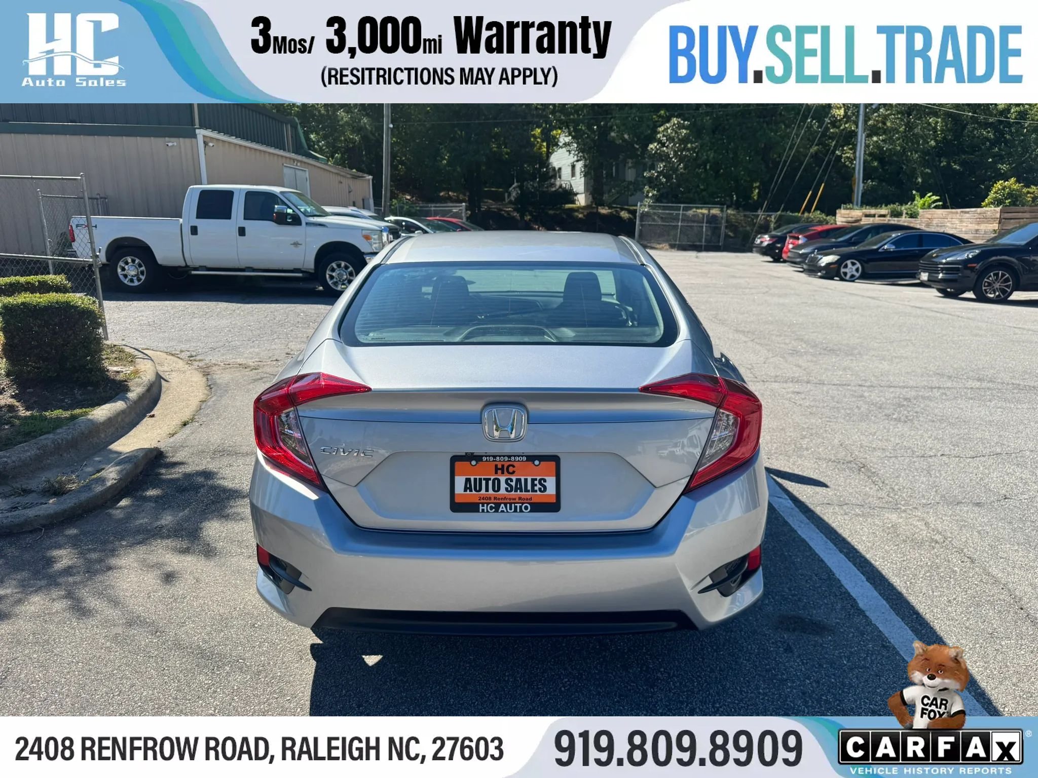 Used 2016 Honda Civic EX image 4