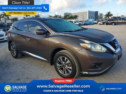 Used 2015 Nissan Murano SV w/ Cargo Package w/Cover image 5
