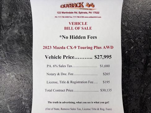 Used 2023 MAZDA CX-9 Touring Plus image 2