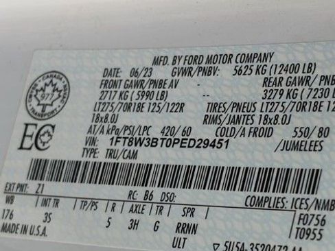 Used 2023 Ford F350 XLT w/ FX4 Off-Road Package image 34