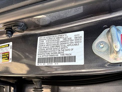 Used 2022 Honda Ridgeline RTL-E image 19