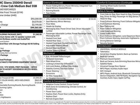 Used 2025 GMC Sierra 2500 Denali Ultimate w/ Max Trailering Package AWD/4WD image 7