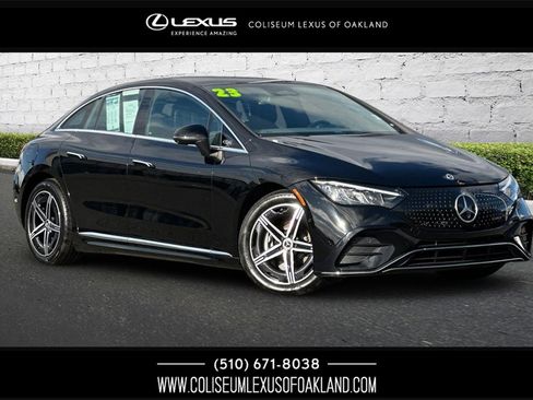Used 2023 Mercedes-Benz EQE 500 4MATIC Sedan w/ AMG Line Exterior Package image 1
