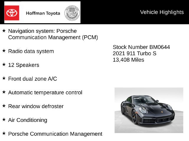 Used 2021 Porsche 911 Turbo S AWD/4WD image 5