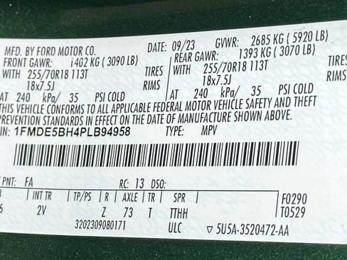 Certified 2023 Ford Bronco Outer Banks AWD/4WD image 56