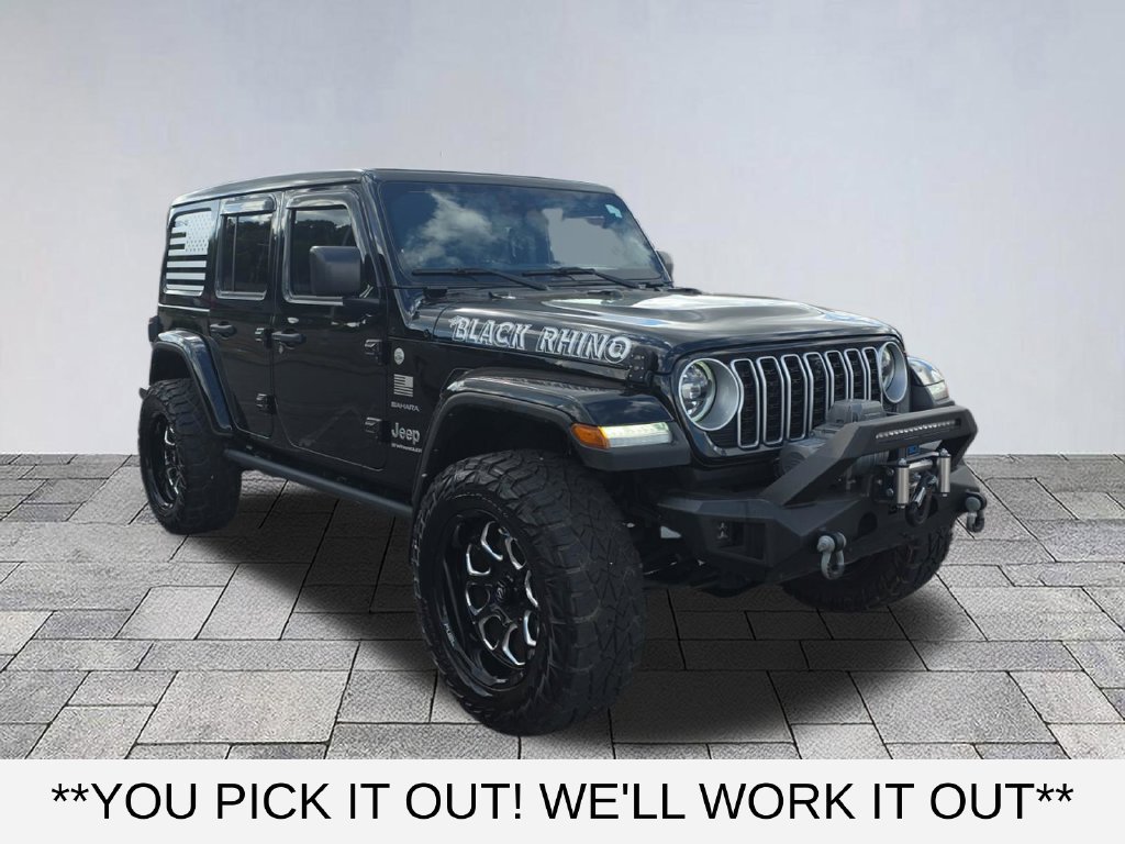 Used 2024 Jeep Wrangler Unlimited Sahara w/ Technology Group AWD/4WD 360° Tour