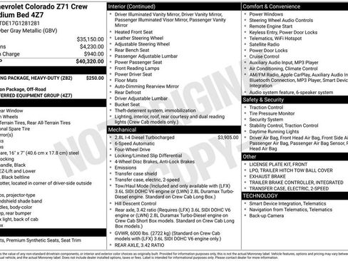 Used 2016 Chevrolet Colorado Z71 image 40