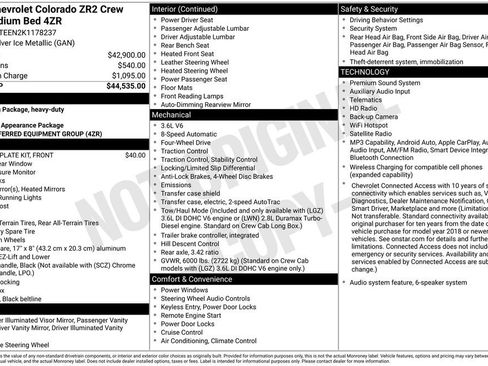 Used 2019 Chevrolet Colorado ZR2 AWD/4WD image 54