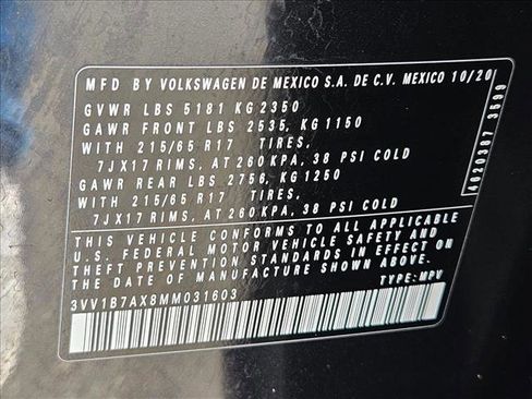 Used 2021 Volkswagen Tiguan S image 23